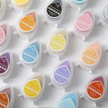 Stamp Pad, 17 Colors Water Drop Pigment Ink Pads by Daybreak+Craft