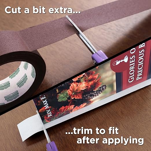 BookGuard 1-1/2 Inch Vinyl-Coated Cotton Cloth Bookbinding Repair Tape - Image 5