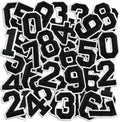 Number Iron On Patches, Numbers 0-9 Embroidery Applique Patch, DIY Decorative by Cazzon