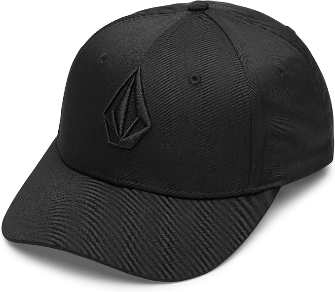 Volcom Unisex Adult Quarter Twill Hat – 6-Panel Adjustable Snapback Baseball Cap with Stone Logo