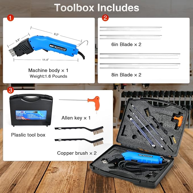 Hot Knife Foam Cutter Air Cooled 200W Electric Hot Knife Styrofoam Cutter Foam - Image 6