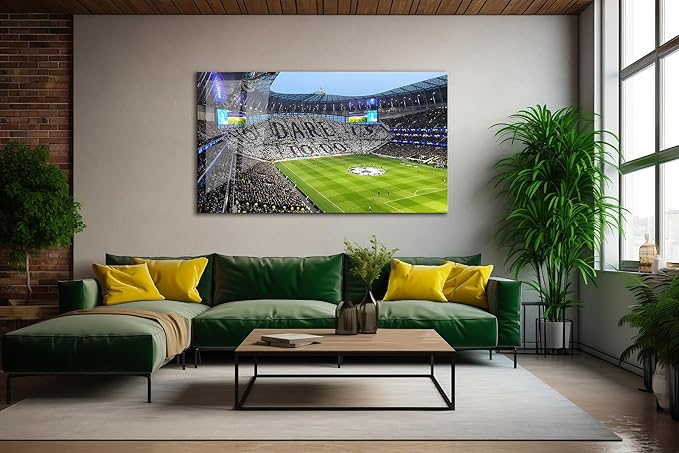 SpiritualHands Tottenham Hotspur Stadium Tempered Glass Wall Art Painting - Image 3