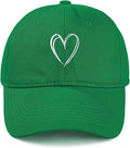 American Trends Womens Baseball Caps Cute Heart Dad Hat, Adjustable Cotton Unisex Cap for Workout, Golf & Everyday Wear