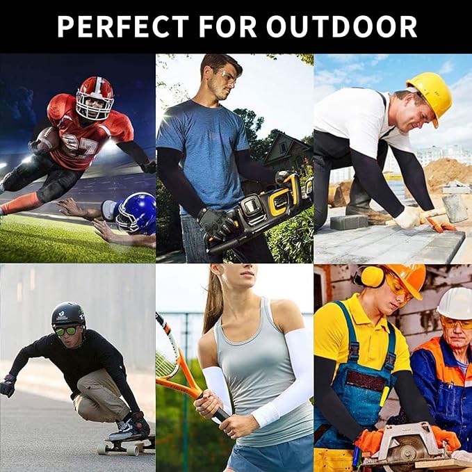 Cooling Arm Sleeves Cover Summer Sun Protection Arm Sleeves For Women Men Outdoor Sports Ice Silk Arm Sleeves