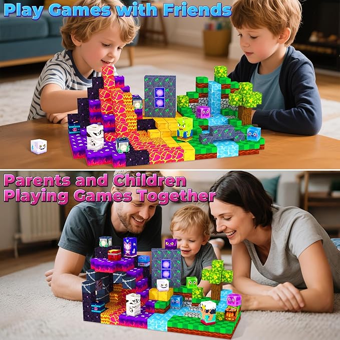 150PCS Magnetic Blocks, Magnetic Tiles Building Sensory Montessori Toys & Games - Image 5