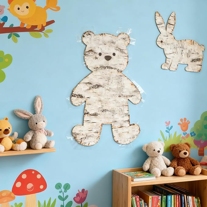 Artificial Birch Bark 3D Realistic Texture 78.7in*19.7in（10.8 Sq.ft）Silicone - Image 9