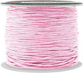 Mandala Crafts 0.5mm 109 Yards Baby Pink Cotton Waxed Cord by MandalaCrafts