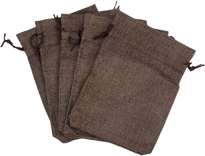 Palmhomee Pack of 25 Burlap Gift Bags - Image 4