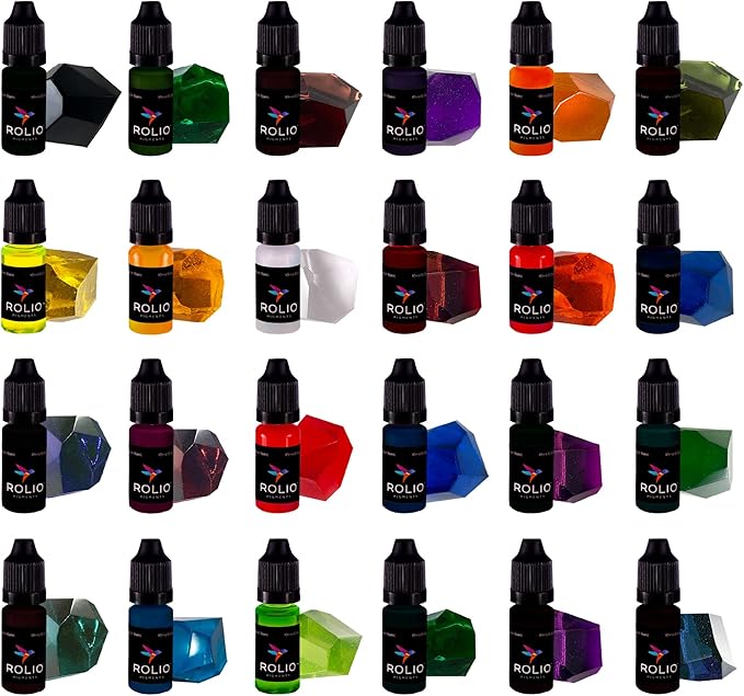Rolio Pigments Resin Liquid Pigment Transparent Colors by RolioPigments