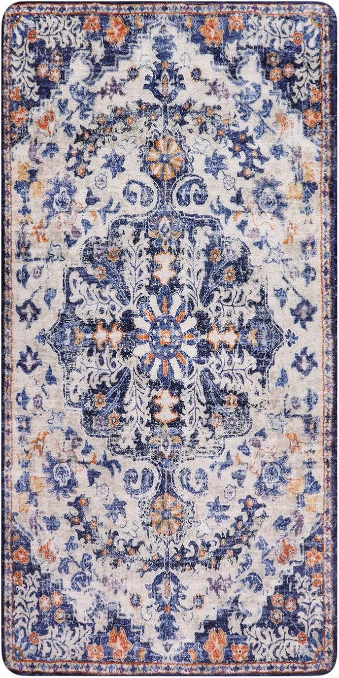 Lahome Bohemian Floral Medallion Runner Rug - Image 8