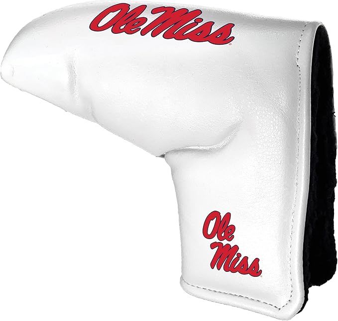 Team Golf NCAA Tour Blade Putter Cover (White), Fits Most Blade Putters, Scotty Cameron, Taylormade, Odyssey, Titleist, Ping, Callaway