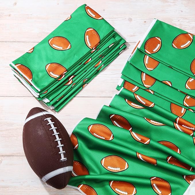 FuWeave 12 Pcs Cooling Towel 40 x 12 Inch Basketball Baseball Football Volleyball Soccer Softball Microfiber Fast Drying Towel for Gift Women Men