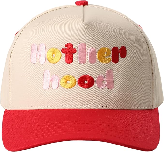 MIRMARU Two-Tone Vintage Canvas Trucker Hats for Men & Women, Adjustable Size Baseball Caps with Trendy Embroidered Design