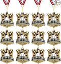 Ecation Medals with Neck Ribbons Soccer Awards Medals Baseball Team Awards Softball T-Ball Flag Football Trophy for Kids Sports Competitions Celebration Gift