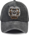 Unisex Adjustable Animal Hat for Men Women, Classic Cotton Wild Animals Embroidered Baseball Cap