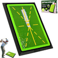 Golf Hitting Mat, Urgrade Golf Training Mat, Golf Practice for Swing Path Feedback/Analyzing, Precision Pro Swing Mat, Accessories Gifts, 17"x12"