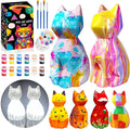 FUNZBO 2pcs Paint Your Own Cat Lamp by FunzBo