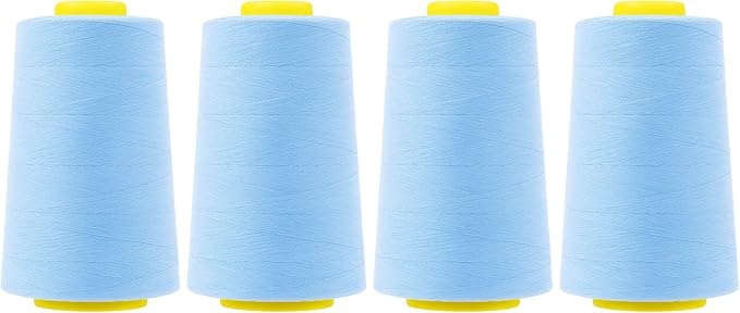 Mandala Crafts 4 Pack of Serger Threads Cones Spools by MandalaCrafts