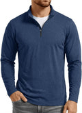 Boladeci Men's Quarter Zip Pullover Premium Fleece Lined Heather Long Sleeve Golf Shirts Midweight 1/4 Half Zip Sweatshirts
