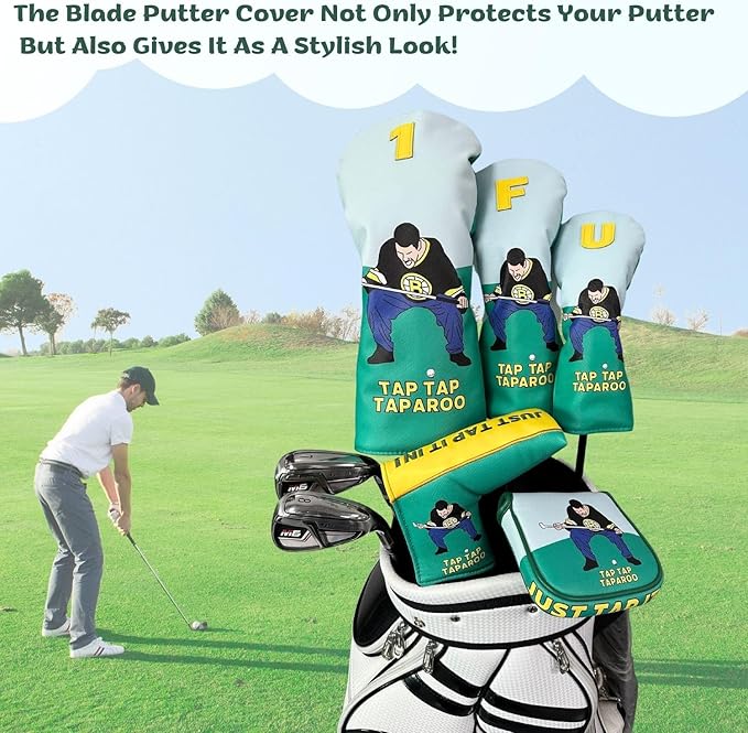 Funny Golf Putter Headcover, Perfect Golf Gift for Men and Women, Golf Accessories for Golfers