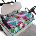 Golf Cart Seat Covers, Universal Golf Cart Seat Towel Blanket with 4 Front Pockets & Nonskid Bottom Fits for Club Car 2 Person Seats Golf Carts
