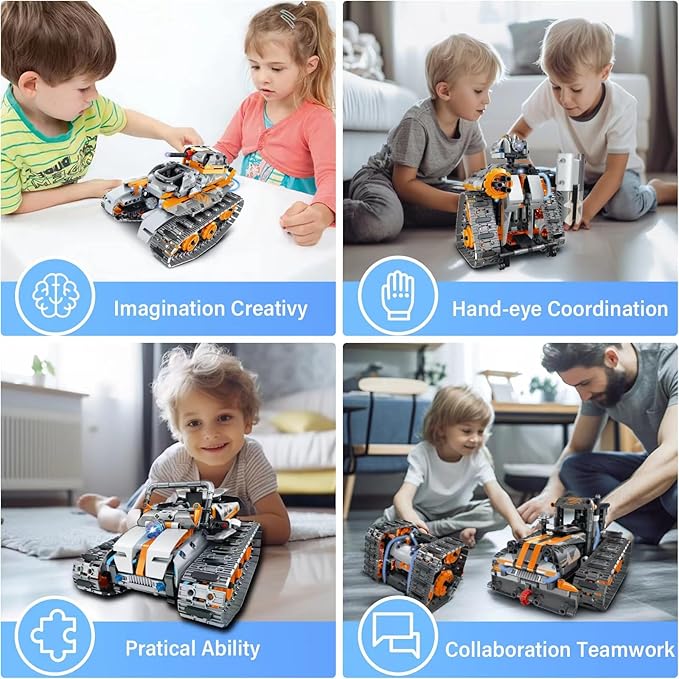 STEM Building Toys for Boys 6-12, 5in1 Remote & APP Controlled - Image 8