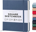 Beechmore Books Square Sketchbook – 8x8 Premium Vegan Leather Bound Large by BeechmoreBooks