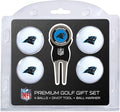 Team Golf NFL Regulation Size Golf Balls (4 Count) & Divot Tool with Removable Double-Sided Magnetic Marker