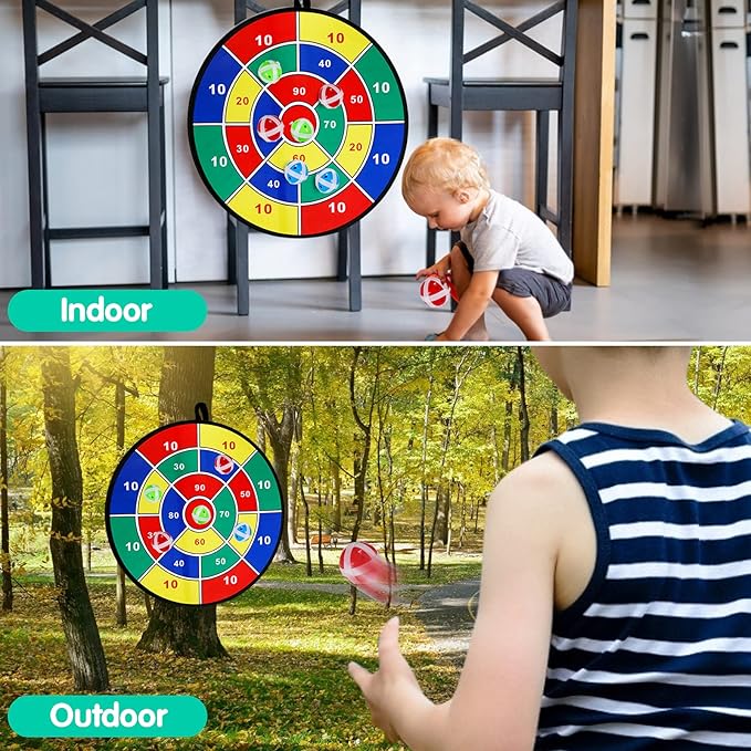 Kids Dart Board Game Set-29 inchs, Board Games - Image 3