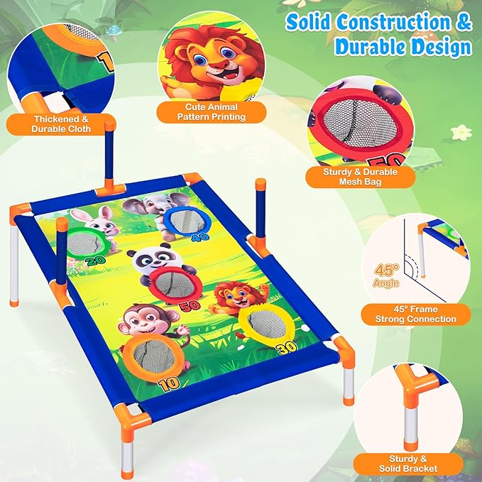 Subao Bean Bag Toss Game, 3 in 1 Cornhole Set, Kids Outdoor Games, Sports & - Image 5
