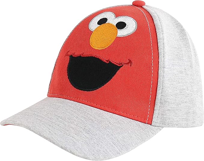 Sesame Street Baseball Cap, Toddler Hats for Boys & Girls Ages 2T-4T, Adjustable Kids Baseball Caps