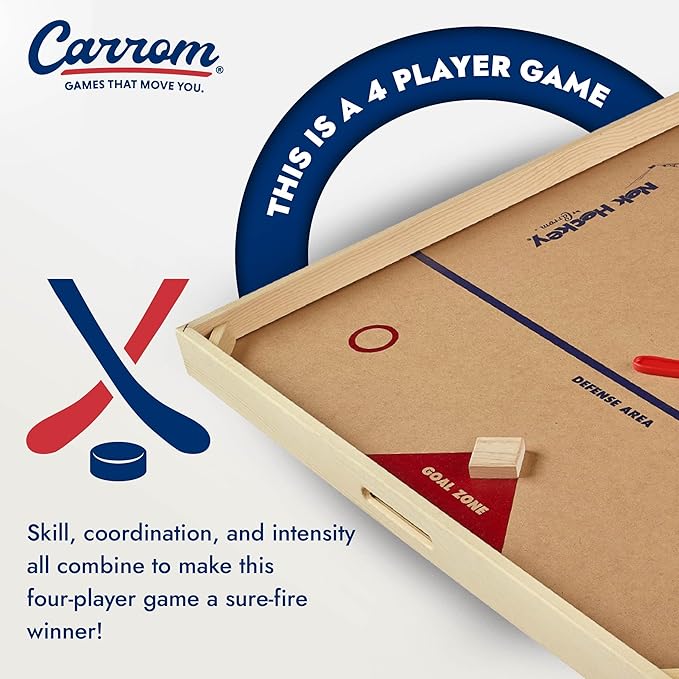 Carrom Champion Nok Hockey Game — Wooden Board Games - Image 7