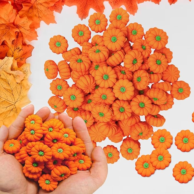 44 Pcs 3D Pumpkin Erasers Bulk, Fall Mini Erasers Novelty Pencil Eraser - Image 7