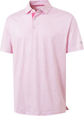 M MAELREG Mens Golf Shirt Short Sleeve Dry Fit Print Moisture Wicking Performance Patterns Collared Polo Shirt