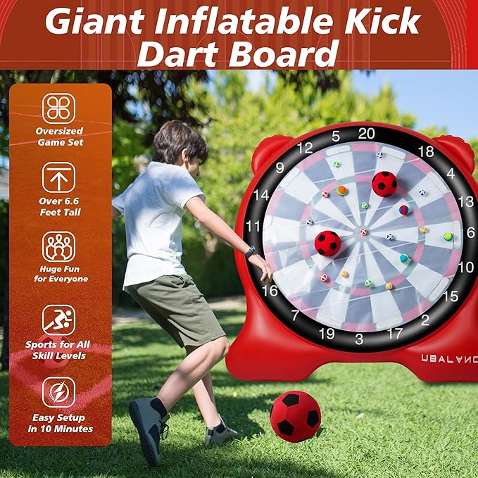 UBALANCE Giant Inflatable Dart Board, Outdoor Dartboard Yard Games - Image 3