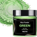Green Mica Powder Pigment -Cosmetic Grade Metallic Mica Powder by BIJIZME