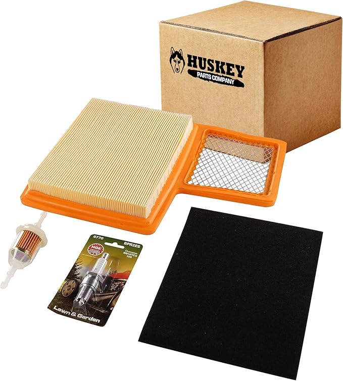 Huskey Golf Cart Tune up Service Kit Compatible with Yamaha G16-G22 G29 Drive 1996-2016 Gas Golf Carts-Include Air Filter and Pre Filter, Fuel Filter and NGK (BPR2ES) Spark Plug
