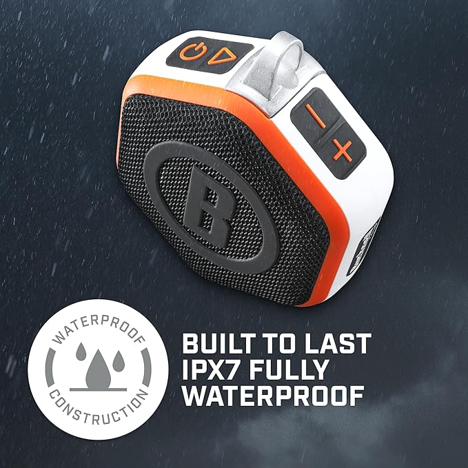 Bushnell Golf Wingman Mini Bluetooth Speaker with GPS Orange