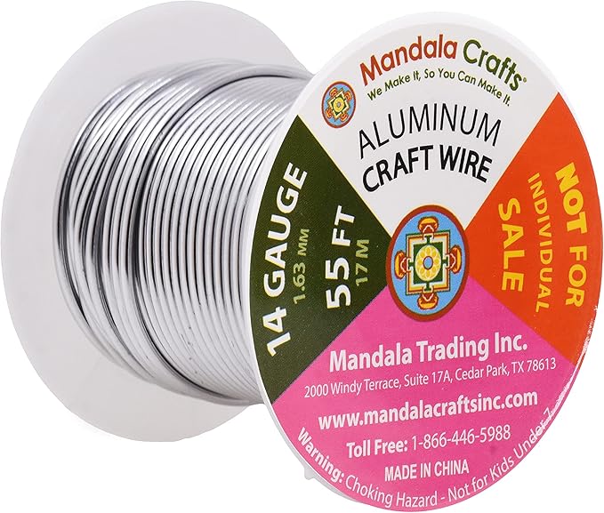 Mandala Crafts 14 Gauge Anodized Aluminum Craft Wire - Image 2