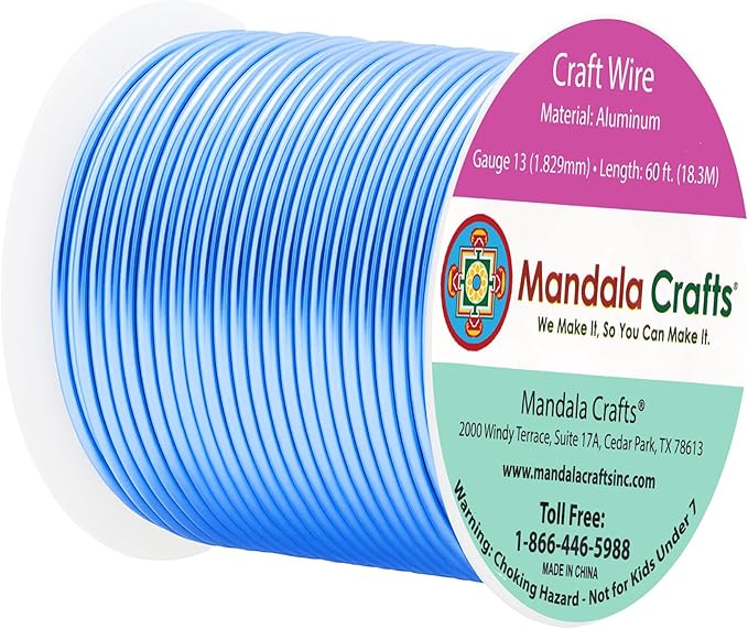 Mandala Crafts 13 Gauge Anodized Aluminum Craft Wire - Image 2