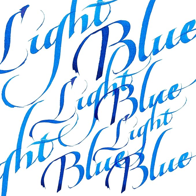 Winsor & Newton Calligraphy Ink, 30ml Bottle, Light Blue - Image 5