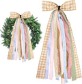 Large Fall Ribbons Bow for Wreath by Unknown