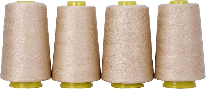 Mandala Crafts 4 Pack of Serger Threads Cones Spools by MandalaCrafts