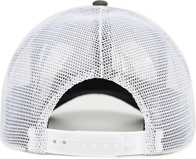 American Flag Trucker Hat - Snapback Hats for Men Women Baseball Cap - Breathable Mesh & Adjustable Fit for Casual Wear