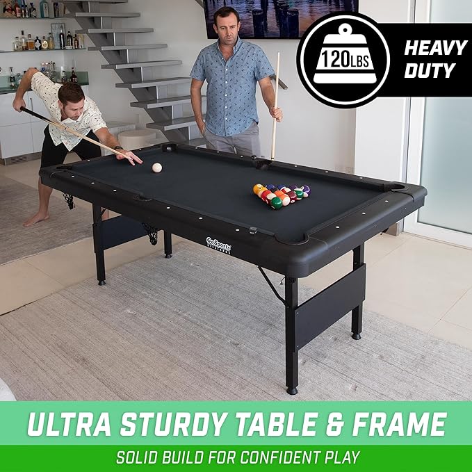 GoSports 6, or 8 ft Billiards Tables - Image 3