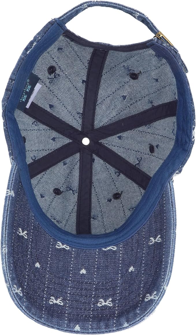 Hoce Fashion Rhinestone Denim Baseball Cap Studded Bling Hat for Women