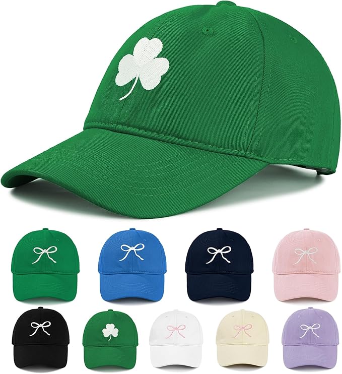 Zando Unisex Classic Baseball Caps Adjustable Sports Hats Outdoors Cotton Baseball Hat Cute Preppy Hat Golf Running Dad Hat