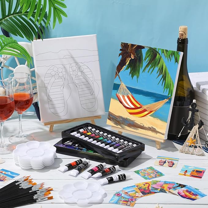 Cholemy 36 Pcs Paint and Sip Kit - Image 2