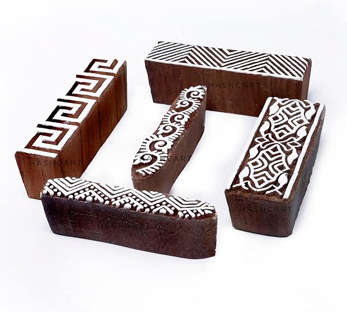 Wooden Block Stamp for Block Printing Stamp by Hashcart