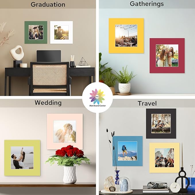 Mat Board Center, 12X12 Mix Color Mats - Image 4